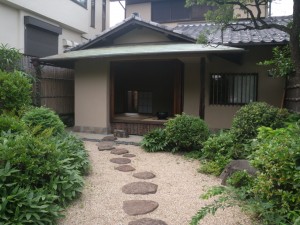 角川庭園の茶室